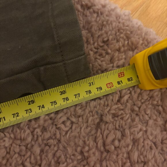 Everlane Mens The Organic Cotton Herringbone Refined Cargo Green Size 31 - $205 - Picture 10 of 11